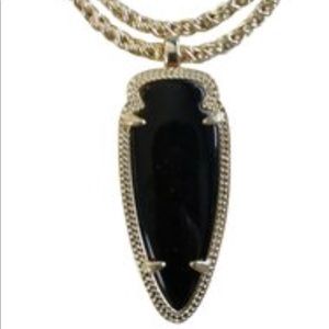 Kendra Scott Black Long Necklace